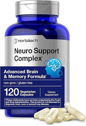 Suplemento Cerebral | 120 Cápsulas | com Fosfatidilserina | Marca Horbäach - Horbäach