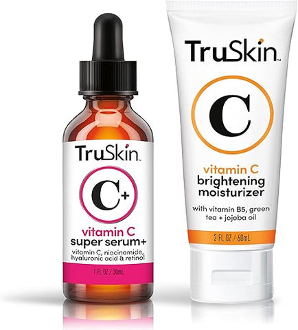TruSkin Naturals - TruSkin Super C Duo: Serum Super C Plus e Hidratante de Vitamina C – 30ml + 50g