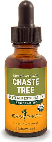 Extrato Líquido de Vitex para Suporte do Sistema Reprodutivo Feminino – 30ml (DCHASTE01) - Herb Pharm