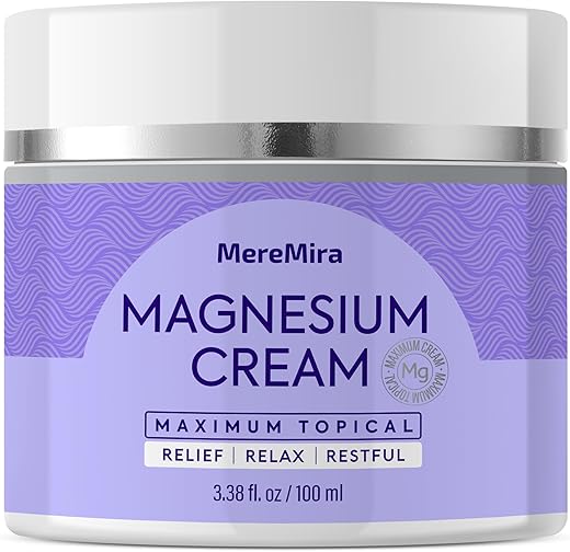 MereMira - Creme de Magnésio para Dormir – Marca: Máxima Relax – 100g