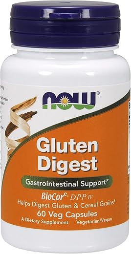 NOW Foods - Now Foods Enzimas Digestivas para Glúten 60 vcaps (Pacote Multi) – Aumente a visibilidade do produto nos mecanismos de busca com um título otimizado em SEO