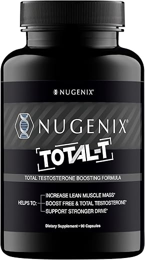 Total-T: Impulsionador de Testosterona Total e Livre para Homens, 90 Comprimidos - Nugenix