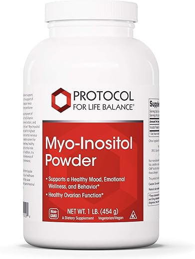 PROTOCOL FOR LIFE BALANCE - Protocol For Life Balance – Pó de Myo-Inositol – Suporte para um Humor Saudável, Bem-Estar Emocional, Comportamento e Função Ovariana, Aumento de Energia e Suporte ao Sono – 454g