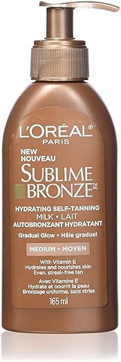 L'Oreal Paris - L’Oréal Paris Sublime Bronze Leite Autobronzeador Hidratante Médio, 162 ml