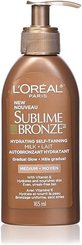 L'Oreal Paris - L’Oréal Paris Sublime Bronze Leite Autobronzeador Hidratante Médio, 162 ml