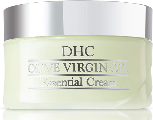 Creme Essencial DHC Olive Virgin Oil, Hidratante, Hidratação, Elasticidade da Pele, Radiante, Livre de Fragrância e Corante, Ideal para Todos os Tipos de Pele, 50g