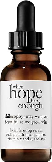 Filosofia Sérum Firmador Facial When Hope Is Not Enough – Com Vitamina C – 30ml