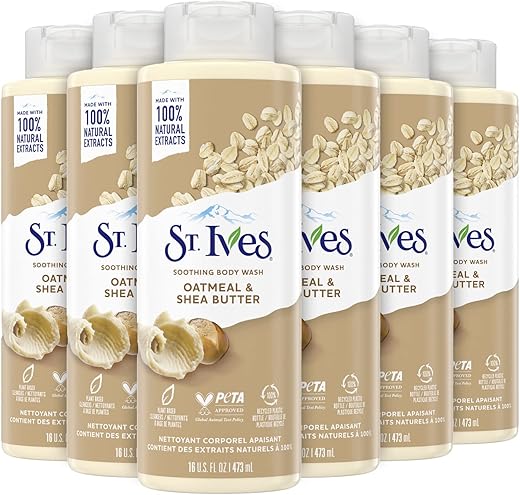 Body Wash – Limpeza Hidratante Calmante com Aveia  St. Ives - St. Ives