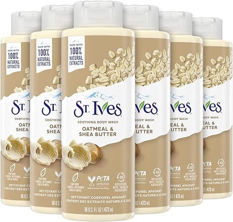 Body Wash – Limpeza Hidratante Calmante com Aveia  St. Ives - St. Ives
