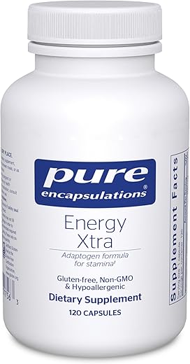 Energy Xtra | Fórmula Adaptogênica para Resistência* | 120 Cápsulas - Pure Encapsulations