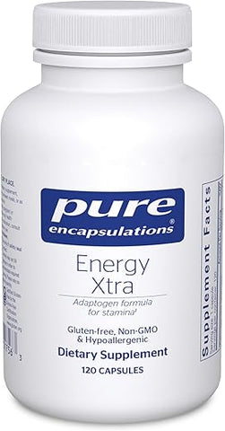 Energy Xtra | Fórmula Adaptogênica para Resistência* | 120 Cápsulas - Pure Encapsulations