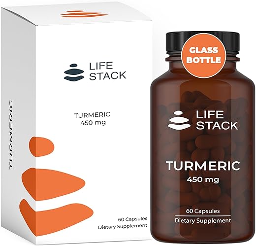 Life Stack - Cúrcuma Natural 450mg | Apoia a Saúde das Articulações