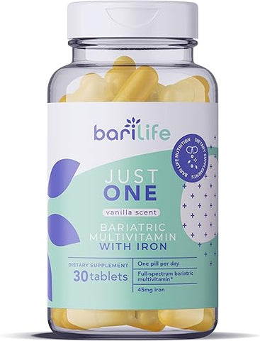 Bari Life - Just One – Multivitamínico Bariátrico Diário com Ferro (30) | Marca: Just One