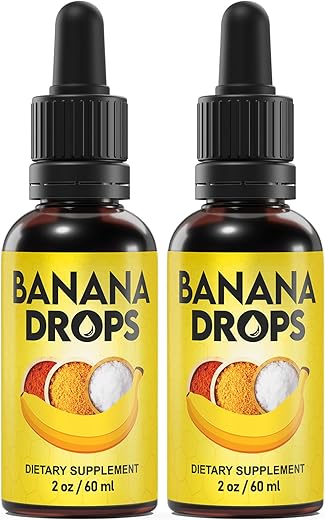 BANANA DROPS - Fórmula Oficial BananaDrops (2 Pacotes) para 60 Dias | Original | 120g