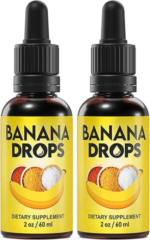 BANANA DROPS - Fórmula Oficial BananaDrops (2 Pacotes) para 60 Dias | Original | 120g