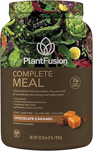 Shake Substituto de Refeição Completo – Pó de Proteína Vegetal com Superfoods e Verdes – 500g - PlantFusion
