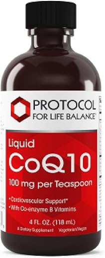 PROTOCOL FOR LIFE BALANCE - Protocolo Líquido CoQ10 – Saúde do Coração – Suplemento Nutricional Antioxidante – com Vitamina B6
