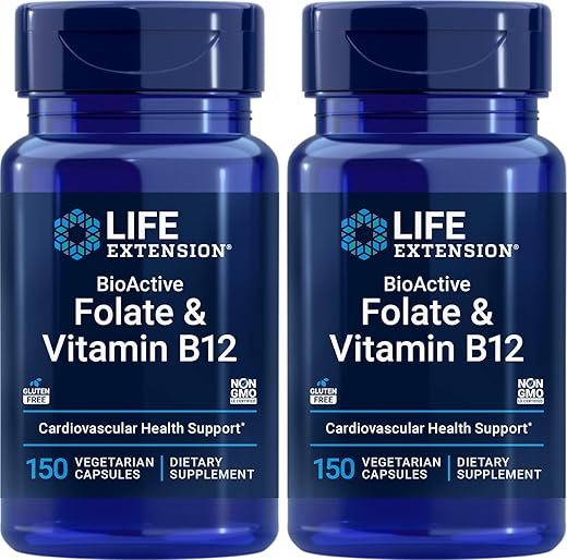 BioActive Folate – Aumente sua saúde com o melhor folato bioativo – 60 cápsulas - Life Extension