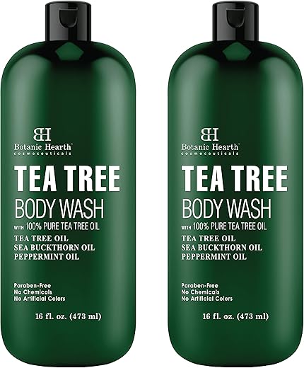 Tea Tree Body Wash – Combate Fungos, Acne e Eczema – 250ml - Botanic Hearth