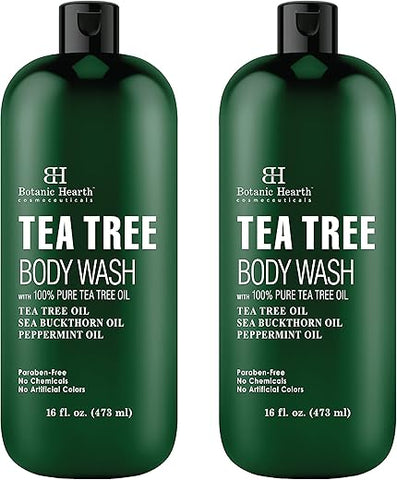 Tea Tree Body Wash – Combate Fungos, Acne e Eczema – 250ml - Botanic Hearth