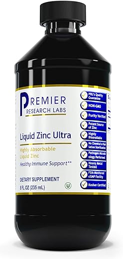 Zinco Líquido Ultra – Suporte Imunológico – 30ml - Premier Research Labs