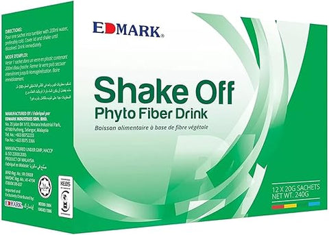 Generic - Shake Off Phyto Fiber Sabor Pandan – Fibra Vegetal para Emagrecimento – 100g