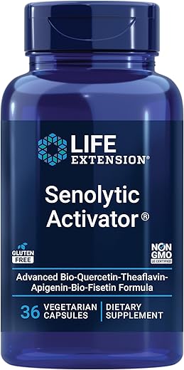 Senolytic Activator – Quercetina, Fisetina – Suporte Imunológico, Anti-Envelhecimento - Life Extension