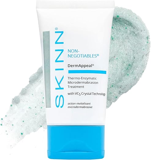 SKINN - Dermappeal Microdermoabrasão Facial Scrub para uma Pele Mais Suave – 50g