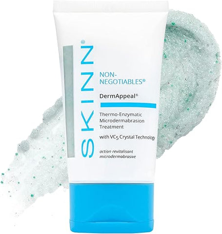 SKINN - Dermappeal Microdermoabrasão Facial Scrub para uma Pele Mais Suave – 50g