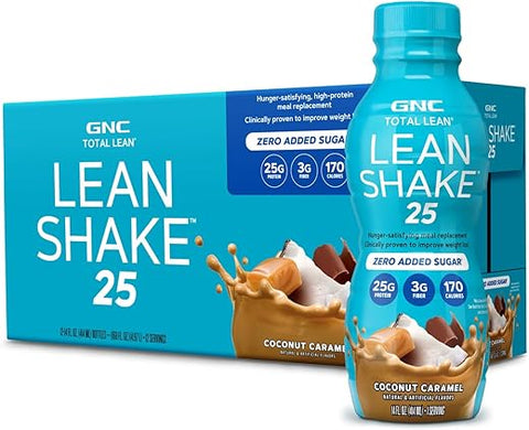 Total Lean Shake – Coco Caramelo – 414ml | 12 Garrafas - GNC