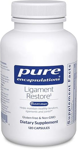 Ligament Restore – Suplemento Dietético Ajuda a Manter Tendões, Ligamentos e Articulações Saudáveis – 120 Cápsulas - Pure Encapsulations