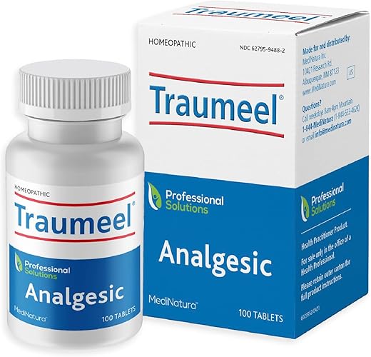 Traumeel – 13 Ingredientes Ativos Homeopáticos para Dores Musculares, Articulares, nas Costas, Artrite, Lesões e Dores Relacionadas a Exercícios - MediNatura