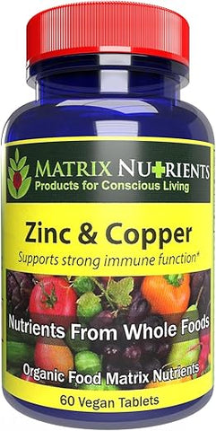 Matrix Nutrients - ZINC: Benefícios para a saúde e imunidade – 100g