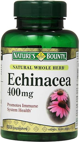 Nature's Bounty - Nature’s Bounty Echinacea 400 mg Cápsulas 100 un (Pacote com 4) – Compre Agora!