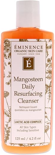 ÉMINENCE - Eminence Organic Skincare Mangosteen Limpeza Diária Esfoliante, 4.2 Onças (120g)