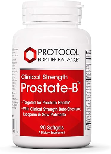 PROTOCOL FOR LIFE BALANCE - Protocolo Prostate-B – Suplemento para Saúde da Próstata – com Beta Sitosterol e Licopeno – Força Clínica – Marca Protocolo
