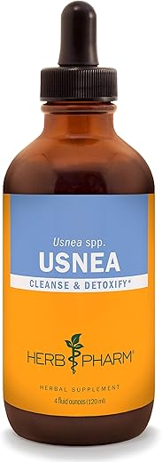 Extrato Líquido de Usnea para Limpeza e Desintoxicação – 120 ml - Herb Pharm