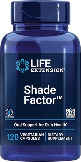 Shade Factor – 120 Cápsulas Vegetarianas | Proteção Solar | Fator de Sombra | Marca Life Extension - Life Extension