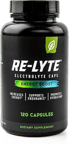 Re-Lyte Cápsulas Energéticas, 120 Unidades – Aumente sua Energia! - REDMOND
