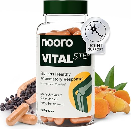 Vital Step – Suporte para Articulações, Resposta Inflamatória Saudável, Suporte à Mobilidade – 30 Dias de Fornecimento - nooro
