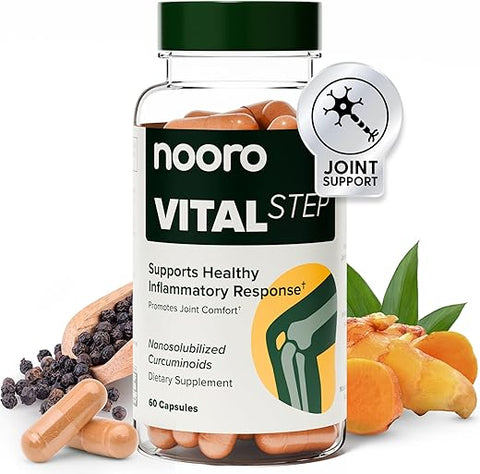Vital Step – Suporte para Articulações, Resposta Inflamatória Saudável, Suporte à Mobilidade – 30 Dias de Fornecimento - nooro