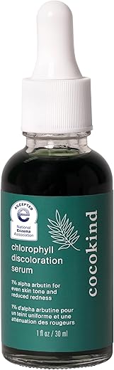 Serum Clareador de Manchas com Clorofila, 30 ml – Pele Sensível, Reduz Manchas, Tom Desigual e Vermelhidão - Cocokind