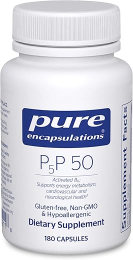 P5P 50 – Vitamina B6 Ativa – Suporta o Metabolismo Energético - Pure Encapsulations