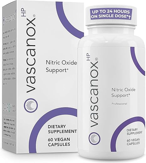 Calroy Health Sciences - Vascanox HP – Suporte de Óxido Nítrico de Próxima Geração – Até 24 Horas em Dose Única
