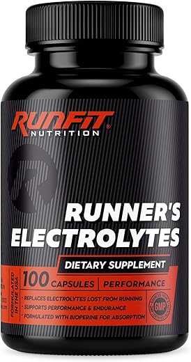 Run Fit Nutrition - Eletrólitos para Corredores – Acabe com as Cãibras Agora – Aumenta a Resistência