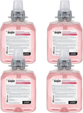 Gojo - Sabonete Espuma de Luxo GOJO FMX-12, Aroma de Cranberry, Certificado EcoLogo, Refil de Sabonete em Espuma de 1250 mL para Dispenser GOJO FMX-12 (Pacote com 4) – 5161-04