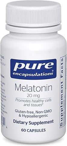 Melatonina 20 mg – Suporte para o Sistema Imunológico - Pure Encapsulations