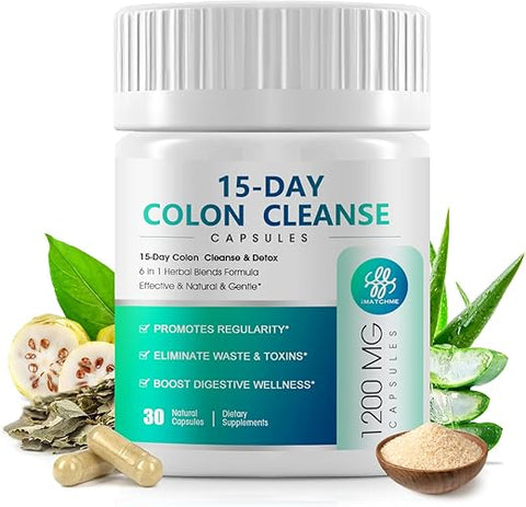 iMATCHME - 15 Dias de Limpeza do Cólon – 2 em 1 Cólon: Marca de Produto