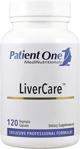 LiverCare | Suporte à Saúde do Fígado* | Com Cardo Mariano, Glutationa, Cúrcuma, Alcachofra e Mais | 120 Cápsulas - Patient One