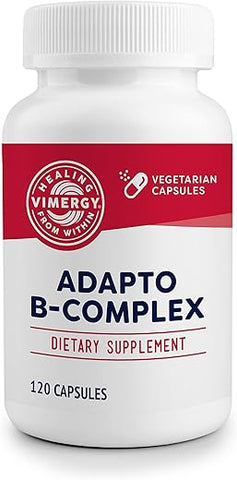 Adapto B Complex – 120 Porções – Alta Potência com 8 Vitaminas B, Rhodiola – Marca Vimergy - Vimergy